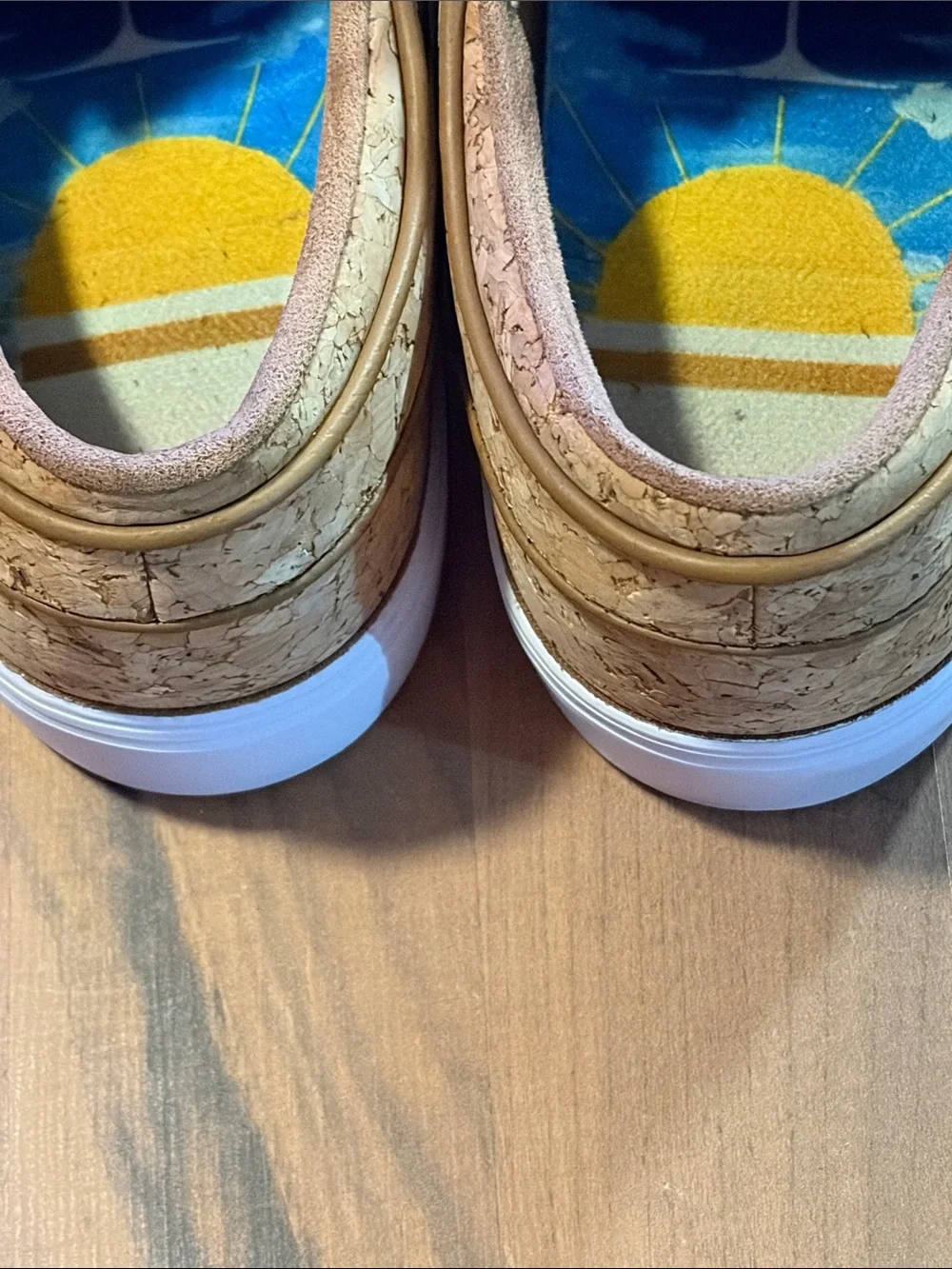 Nike Janoski Cork Upper Skate Sneakers - Cork/Black/White